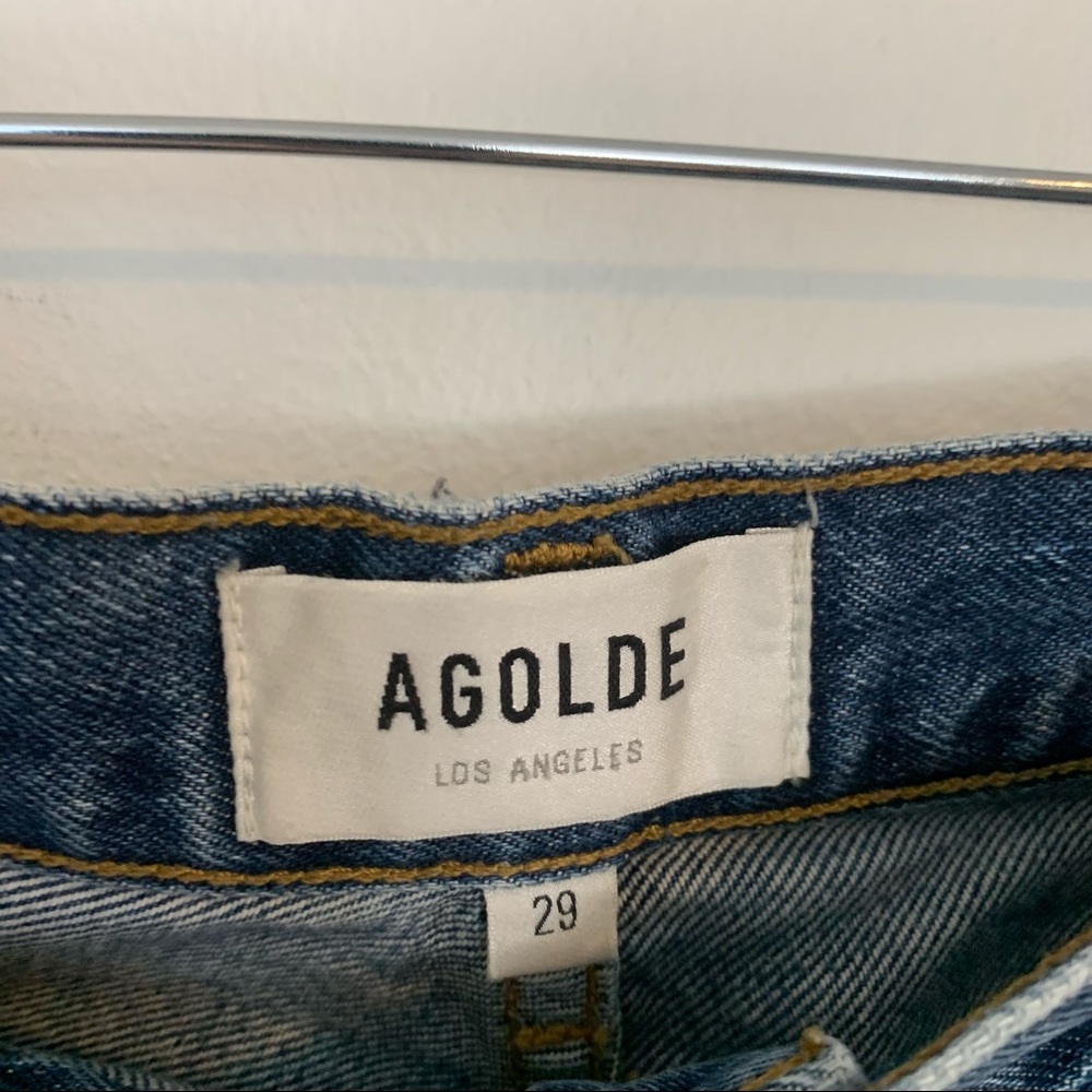 Agolde Blue Flare & Wide Leg Jeans - Picture 5 of 7
